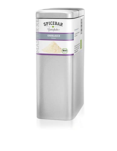 Spicebar Knoblauchpulver XL (feines Granulat) - 500 Gramm - Knoblauchgranulat Gewürz in Premium Bio Qualität im Profi-Streuer Cover