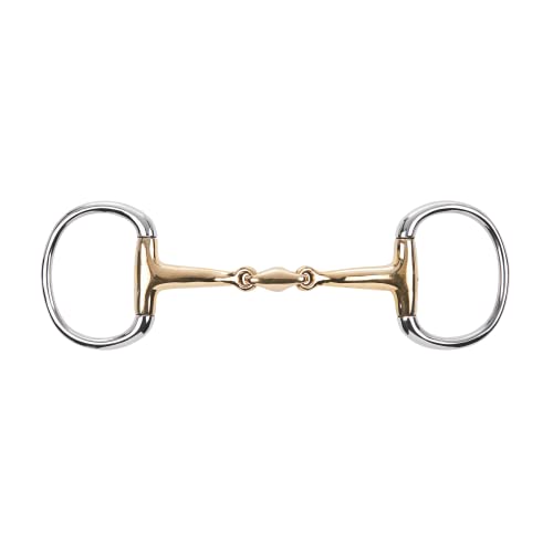 Mors à tête d'olive BUSSE Kaugan 16 mm double brisure contre les blessures de langue