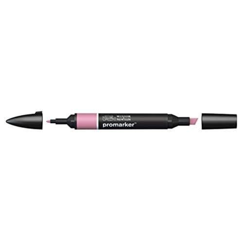 Image of Winsor & Newton Promarker, Alcohol Based Markers, Dusky Rose (R327), Double Tipped Drawing Marker Set for Artists, Graphic Designers, Illustrators - Chisel & Fine Twin Tip, Streak Free Coverage