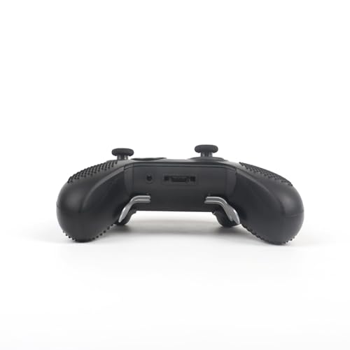 Image of Black Controller Skin Compatible with Xbox Elite Series 2 Core Wireless Controller,Protector Case, Customised Thumb Grips Cap