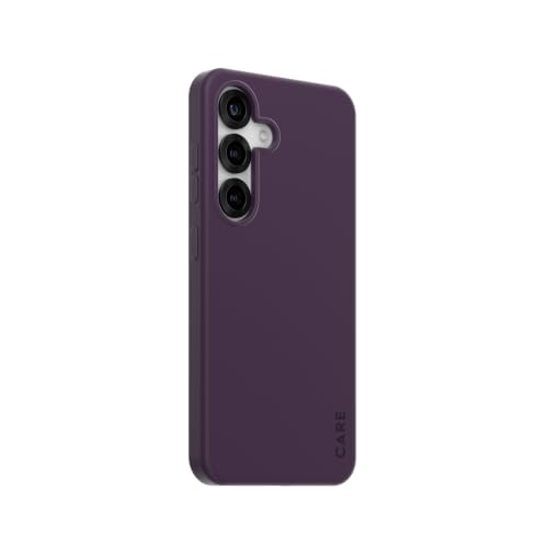 Panzer Glass Care Étui à la mode Violet prune Samsung Galaxy S25