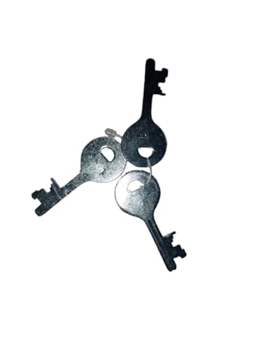 Image of Onmax Steel Regular Shutter Round Lock,65mm Size and 6 levers, Heavy and Pad Lock, for Home, Office and Shop (SRSL65N2) Pack of 5 Pcs Lock 65mm