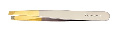 Klass Vough Pinça Reta Ponta Dourada Profissional