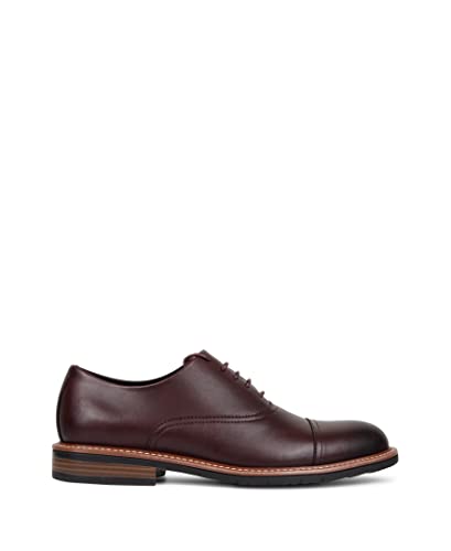 Kenneth Cole Reaction Men's Clyde Flex Lace Up Oxford Shoes, Bordeaux, 10.5 #TOP2