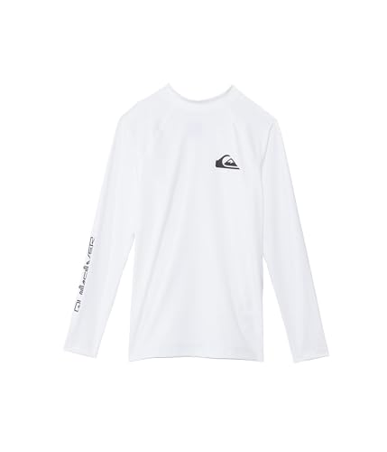 Vetement anti-UV Quiksilver garçon blanc manches longues 8 ans