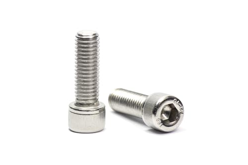 Lot de 10 vis cylindriques DIN 912 ISO 4762 galvanisées 8.8 Vis machine M5 x 22 mm