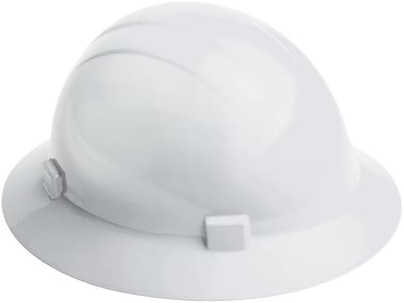 Hard Hat, Polyethylene, 4 Point Ratchet, Type 2, Class E, White, Mfr: 20004-A