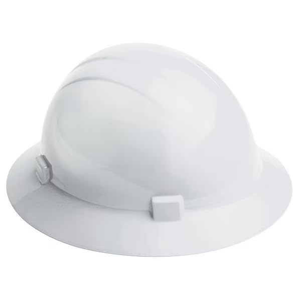 Hard Hat, Polyethylene, 4 Point Ratchet, Type 2, Class E, White, Mfr: 20004-A