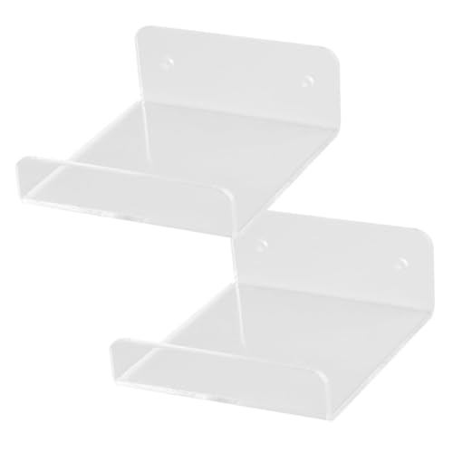 ELAYARD 2個 壁掛けルータースタンド 製耐久ホルダー 家用プロジェクター収納ラック 壁傷けない便利なウォールマウントシェルフ