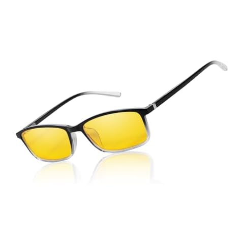 TJUTR Night Vision Glasses for Men and Women, Polarized Yellow Lens Night Driving Glasses, Anti Glare Eyewear for Night Time Cover