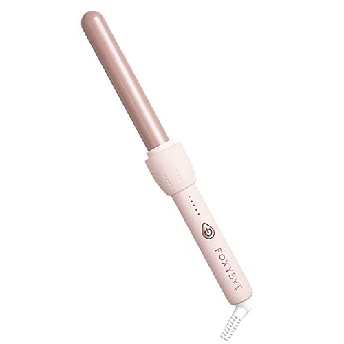 Foxybae Baby Blush Professional Curling Wand - Easy To Use - Ceramic Tourmaline Curling Wand - Professional Curling Wand - No Damage To Hair - Hair Curler For Women (25Mm) #TOP13