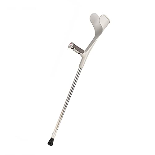 Parten 1×kule przedramienne dla dorosłych, lekkie kule z mankietem na ramię, składana aluminiowa laska, ergonomiczne uchwyty, antypoślizgowe końcówki Keep it in mind
