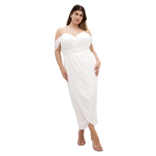 Image of City Chic Women's Plus Size Dress - Entwine Maxi