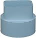 PVC Pipe Downspout Adapter, 2 x 3 x 3-In.