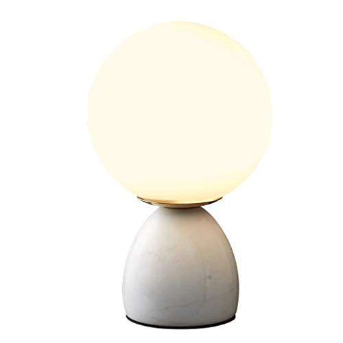 Lampe de table design boule de verre pour éclairage de salon chaleureux