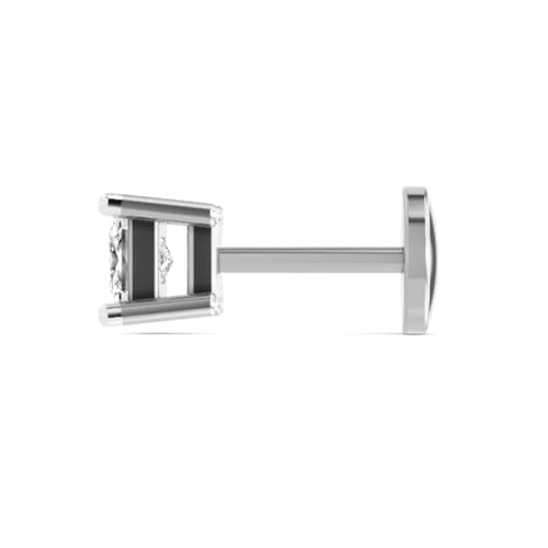 Image of Sparkles Lab Grown Diamond 0.03 Carat - 0.50 Carat Round Shape Solitaire Diamond Nose Pin for Women | 14K Gold IGI Certified FG VS Quality