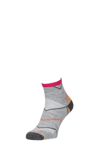Sockwell Women's Incline Quarter Moderate Compression Sock, Grey - M/L