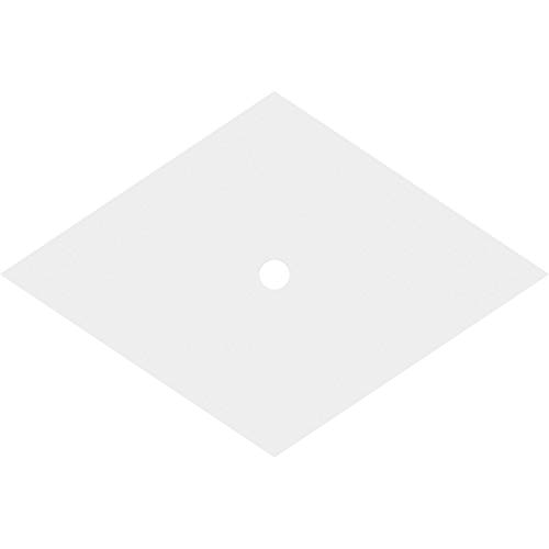 Image of Ekena Millwork CMP36X24DD-02000 Diamond Architectural Grade PVC Contemporary Urethane Ceiling Medallions 36 inchW x 24 inchH x 2 inchID x 12 3 /4 inchC x 1 inchP