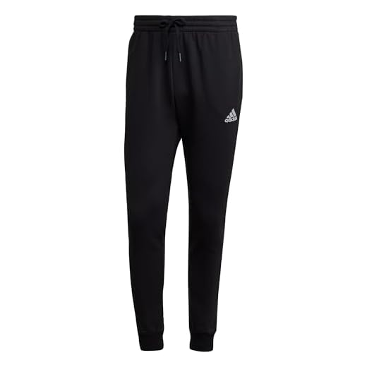 adidas Regular Tracksuit Bottoms, Pantalones para Hombre, Negro (Black/White), M