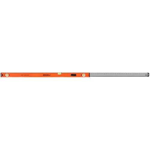 Johnson Level & Tool 5800-4880B 48-80 Extendable Box Beam Level Telescoping Adjustable Aluminum Level with Locking Extension