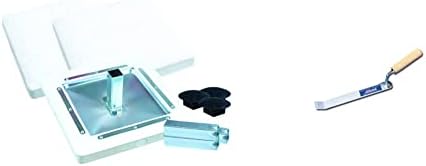 CHAMPRO Pro Style Molded Rubber Base Set of 3 Ground Anchored Bases for Baseball and Softball, White, 15" x 3" & MacGregor Anchor Clean Out Tool