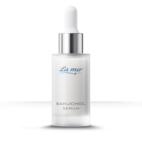 La mer Sérum Bakuchiol para reducir las arrugas, 30 ml, concentrado antiedad de bakuchiol natural, ácidos hialurónicos y agentes marinos