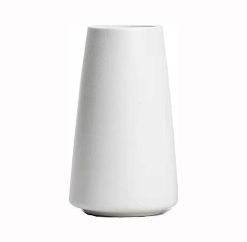 SwPotato 花瓶 おしゃれ 陶器 花器 セラミック花瓶 一輪挿し 北欧モダンシンプルデザイン（白A）