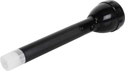 Care 4 9050 High Power Long Life Flashlight - Rechargeable and Two Bulb LED Torch Emergency Light (Black) 1