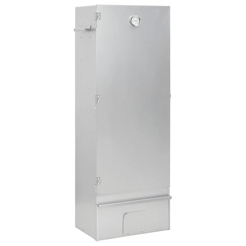 vidaXL Fumoir pour four à barbecue avec copeaux de bois 44,5x29x110 cm, fumoir, gril extérieur, BBQ, gril fumoir, fumoir extérieur, barbecue