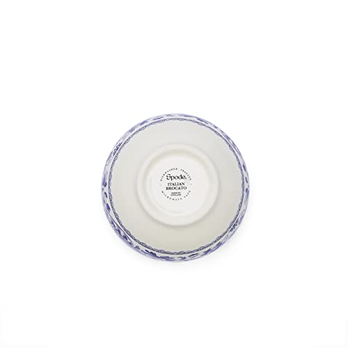 Spode Brocato Set of 4 11cm Bowls, Blue & White - Image 2