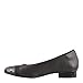 Clarks womens Juliet Monte Pump, Black Leather/Synthetic, 9.5 US