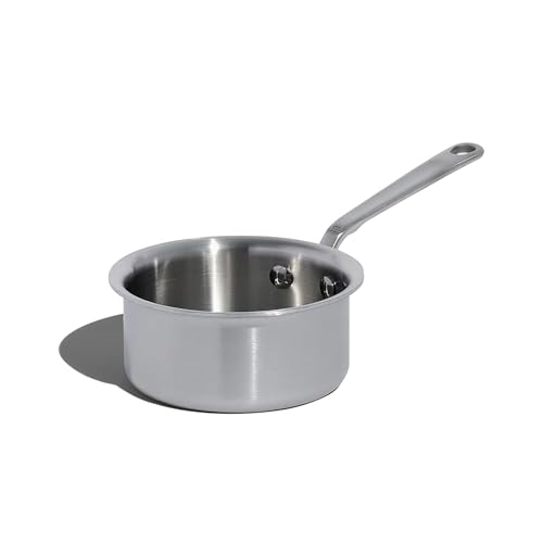 Made In Cookware - 3/4 Quart Stainless Steel Butter Warmer - 5 Ply Stainless Clad - Professional Cookware - Crafted in Italy - Induction Compatible