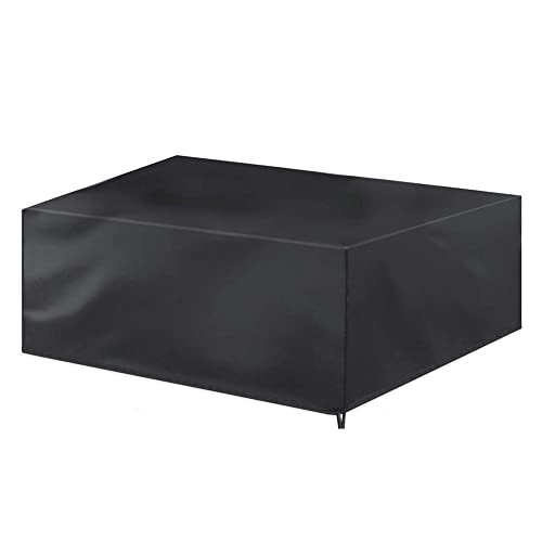 Funda protectora de mesa, cubierta para muebles de jardín, impermeable y a prueba de polvo, cubierta para muebles de jardín resistente al invierno, 420D Oxford, para muebles de jardín, muebles de