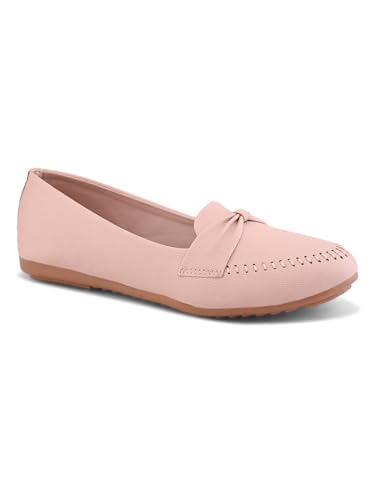 Image of XE Looks Stylish Knotted Bow Loafers | Soft Matte Finish | Flexible & Everyday Wear For Girls & Womens