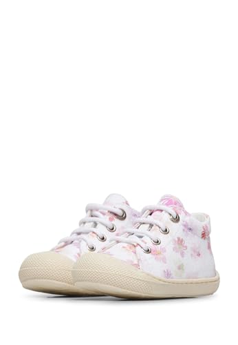 Naturino Cocoon Leather White Heart Print First Walking Shoes3