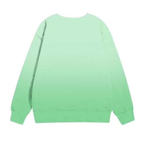 Cute St Pattys Day Outfits for Girls Long Sleeve Crewneck Pullover Tops Teens Saint Patricks Sweater Shirts4