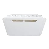Rangement simplifié : cette boîte multimédia murale de 22,9 cm offre une solution soignée pour accueillir vos appareils de streaming, gardant votre espace de vie organisé et élégant.