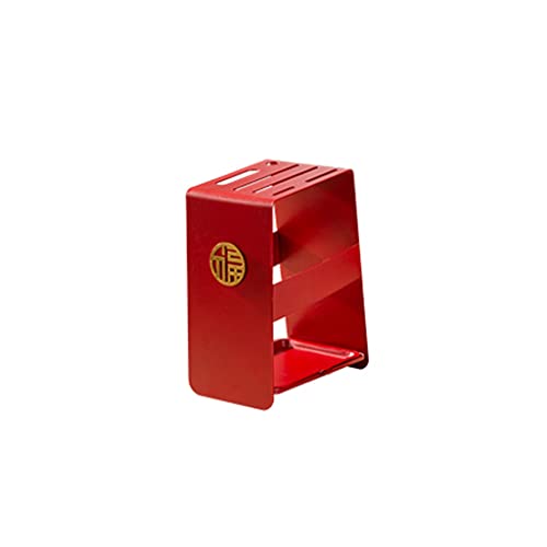 kitchen utensil holder New Chinese Knife Holder Restaurant Countertop Knife Holder Kitchen Knife Rack Ventilation Household Drain Kitchen Knife Storage Rack Cooking Utensil Holder(B)