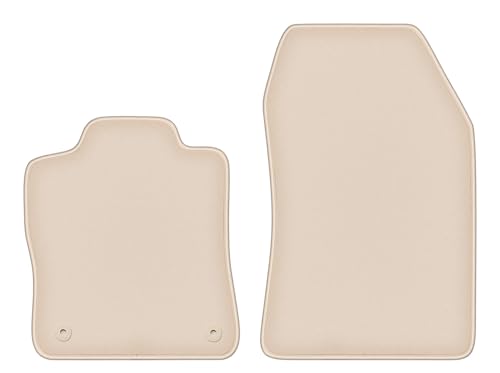 Tapis de voiture beige en velours pour vos trajets en DS4 Hybride