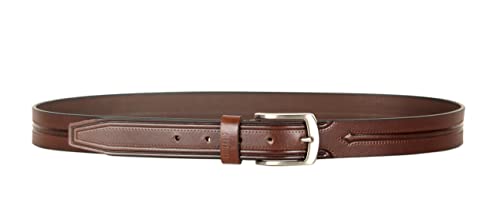 Image of THE CLOWNFISH Men's Genuine Leather Belt with Textured /Embossed Design