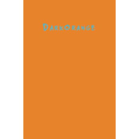 DarkOrange: Lined Blank Notebook Journal 6" x 9" [120 Pages] Inspired By...