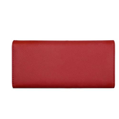 Womens wallet Women's PU Leather Wallet with Moon Buckle - Stylish Clutch for Cards, Cash & Coins2