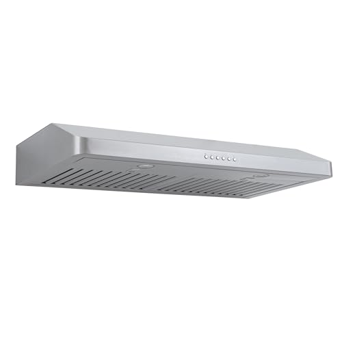 PROLINE 36-Inch Under Cabinet Range Hood, Ducted, 600 CFM,...