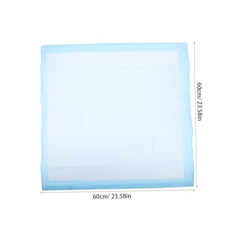 Milisten Superabsorbierende Welpen Trainingspads 60x60cm L Einweg Haustierunterlagen aus Saugfähigem Material für Welpentraining Ältere Hunde und Wohnungshunde