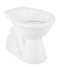 Produktbild 'aquaSu® Basic Stand WC, Bodenstehende Toilette, Standard-Form, Mit gängigen WC-Sitzen kompatibel, Geruchsarmer Tiefspüler, Abgang innen senkrecht, Sanitärkeramik weiß, Klo, 55071 0