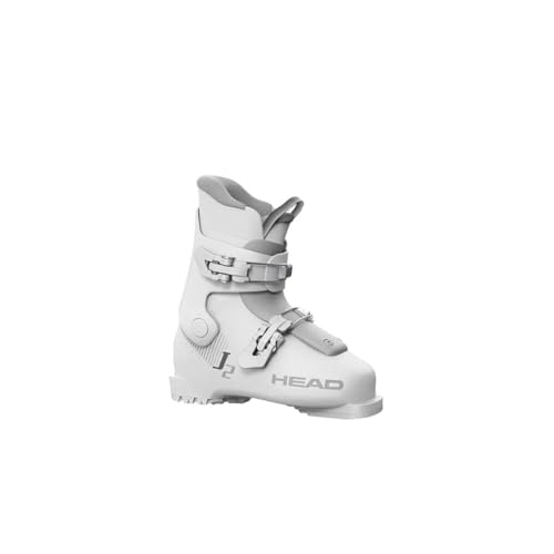 Livello principiante HEAD J 2 Junior Scarponi da sci, colore: bianco/grigio, taglia: 215 (603558-215)