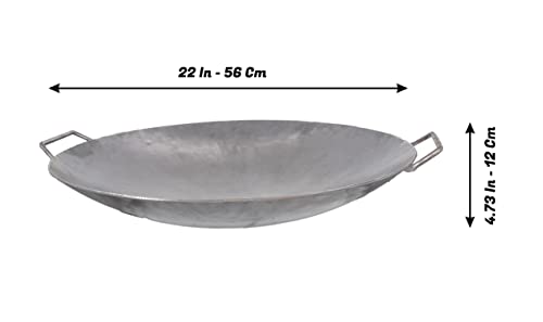 22" Cooking Disc Blade Discada High Heat Cooking Skillet, Disc BBQ, Cowboy Wok (No Stand, 22 inch) by Fiesta Brands - Image 2