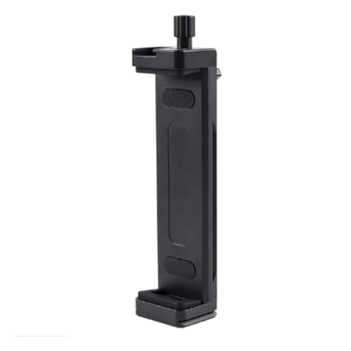 Flaroey Soporte universal para tableta, soporte para teléfono, clip, trípode, soporte ajustable para teléfonos móviles, instalación fácil, fácil de usar (negro)