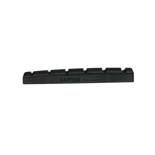 Black TUSQ XL by Graph Tech 42mm Flat B0ttom Strat Style Nut PT-5042-00