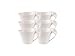 Produktbild Villeroy & Boch 10-2484-1210 NewWave Caffè Café au Lait Obertasse/Moderne Kaffeetasse, 0,4 L, Porzellan, Weiß, 39 x 28 x 12.3 cm, 6 Einheiten